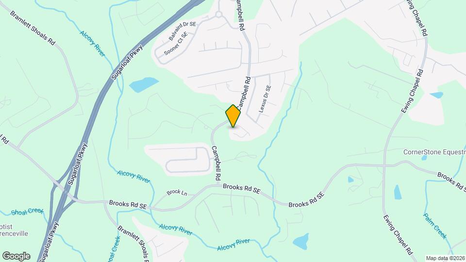 1570 Campbell Ridge Ln Map and Location Details