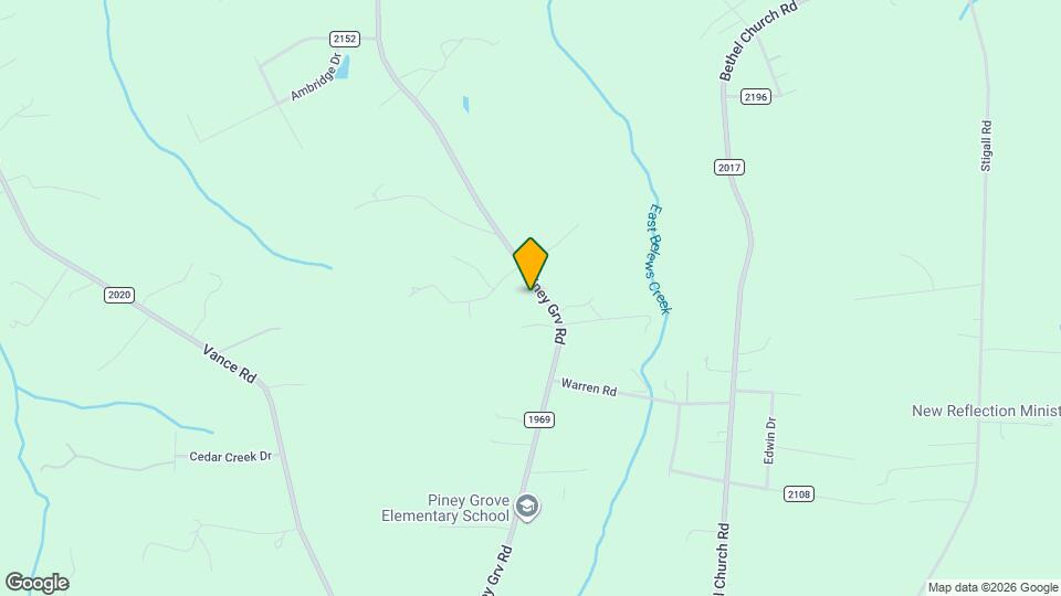1747 Piney Grv Rd Map and Location Details