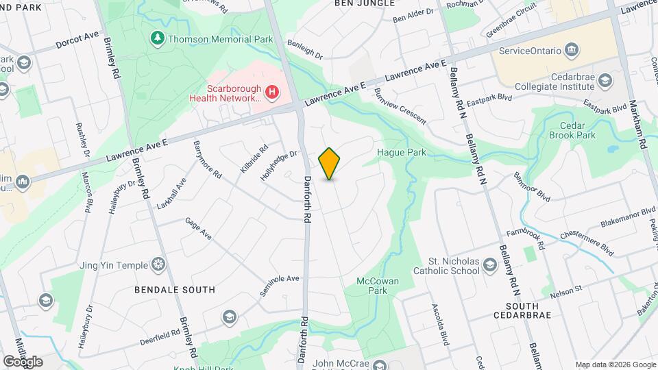 56 Perivale Crescent Map and Location Details