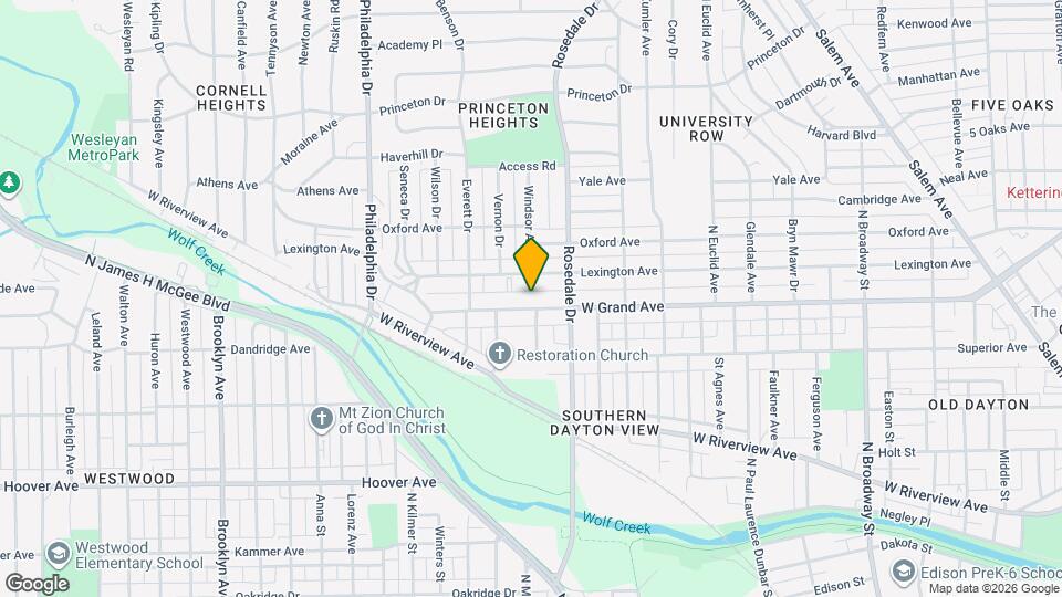 1903 W Grand Ave Map and Location Details