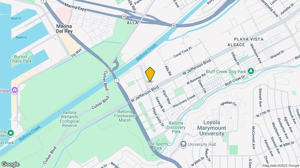 5400 Playa Vista Dr Map and Location Details