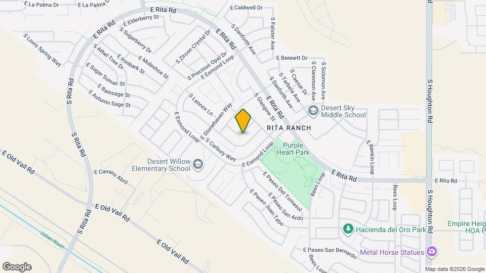 9558 E Adare Ln Map and Location Details