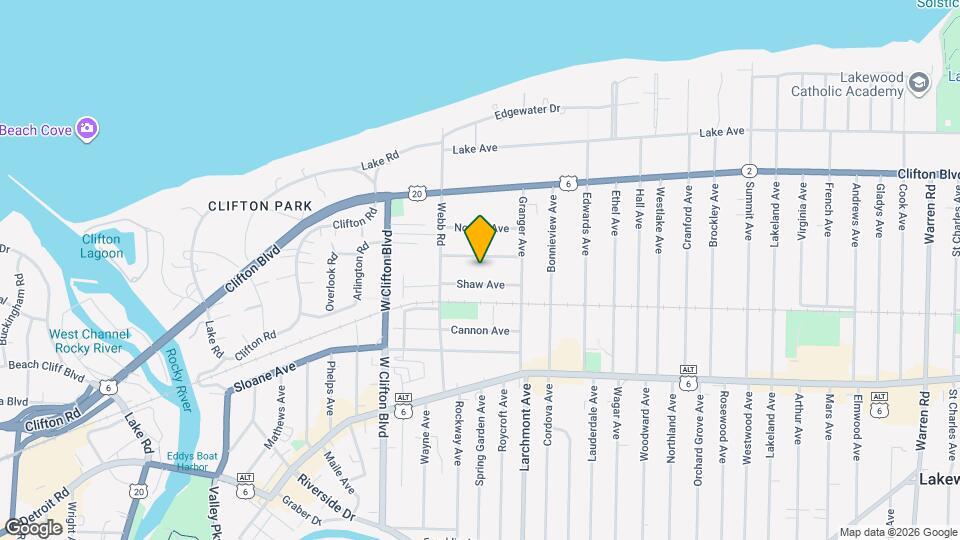 17445 Woodford Ave Map and Location Details