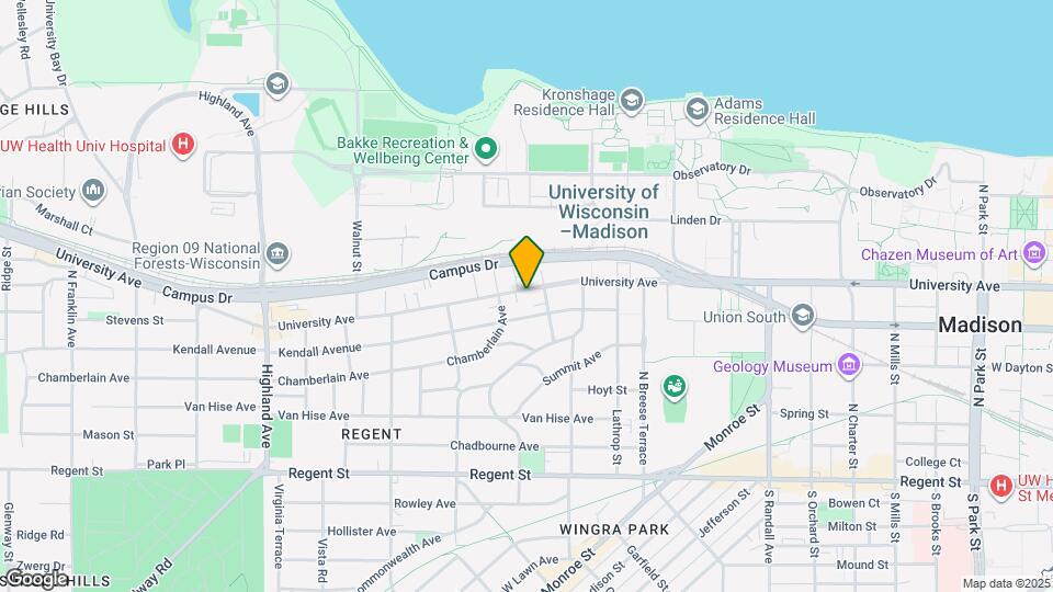 1915 University Ave, Unit #1 Mapa y Detalles de la Ubicación