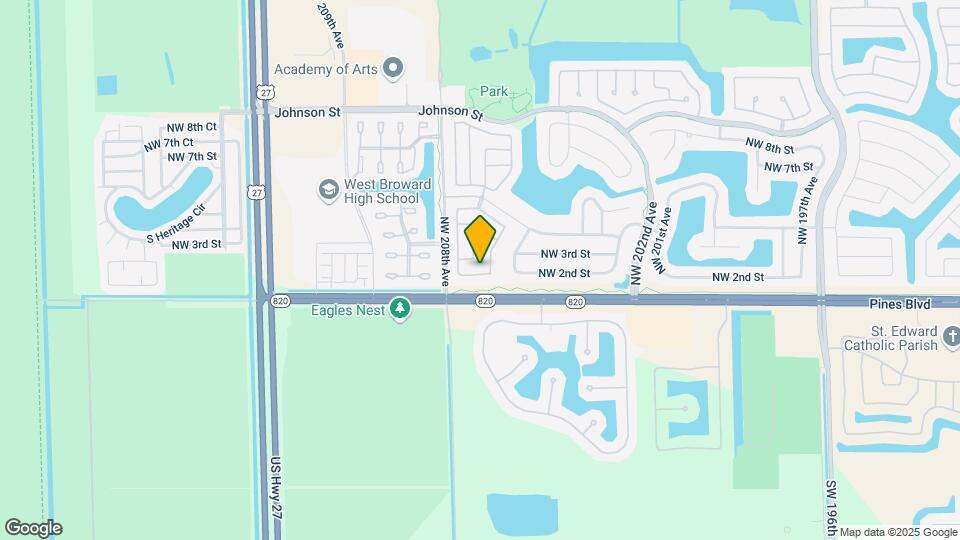 20727 NW 1st St Map and Location Details