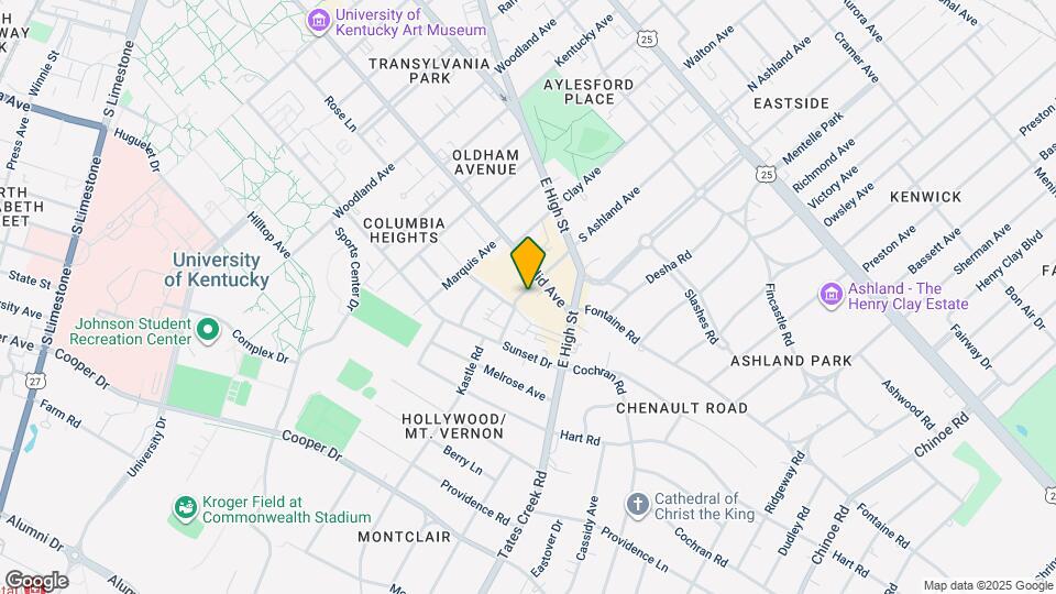 444 S Ashland Ave Map and Location Details