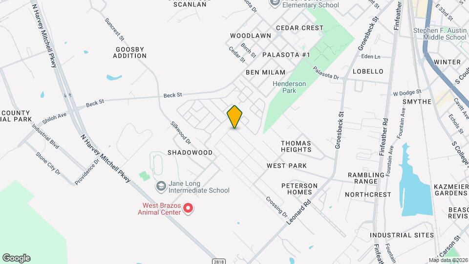 4 Bed, 3.5 Bath Home in Bryan for March Move In! Map and Location Details