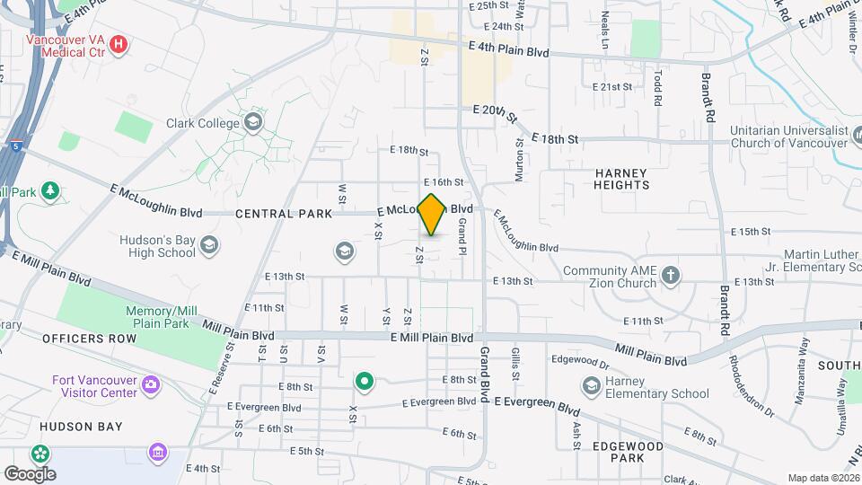 1337 Z St Map and Location Details