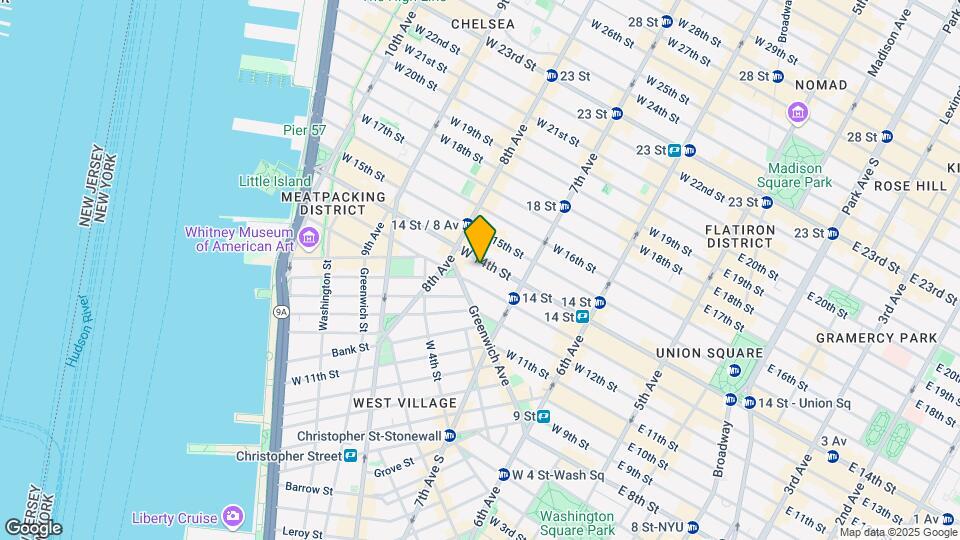 232 W 14th St Map and Location Details