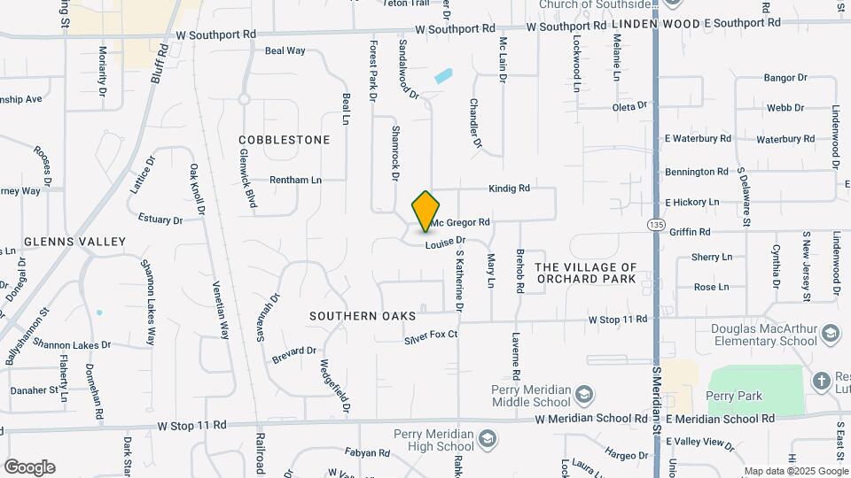 534 Louise Dr Map and Location Details