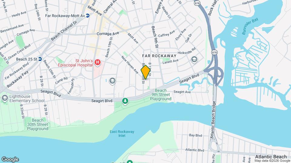 258 Beach 13th Street Map and Location Details