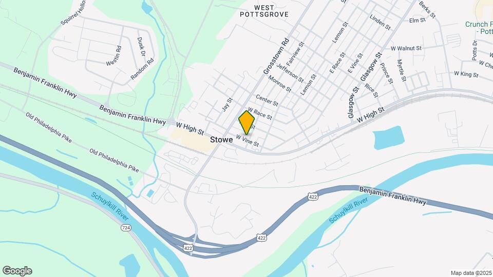 505 W Vine St Map and Location Details