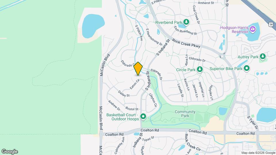 603 Eaton Cir Map and Location Details