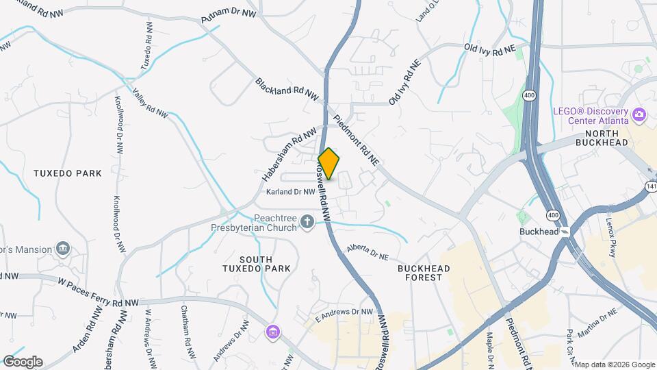 3491 Roswell Rd NE Map and Location Details