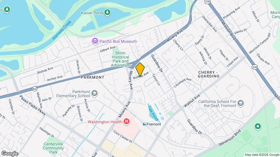 1118 Bonner Ave Map and Location Details