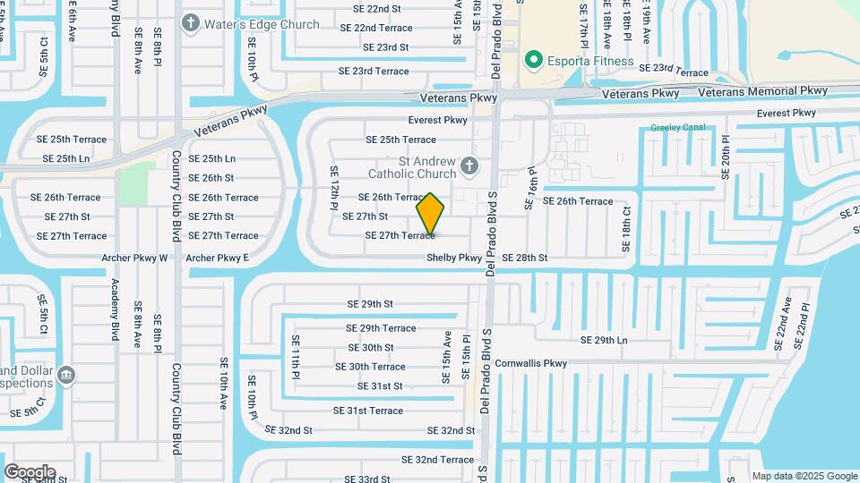1418 SE 27th Terrace Map and Location Details