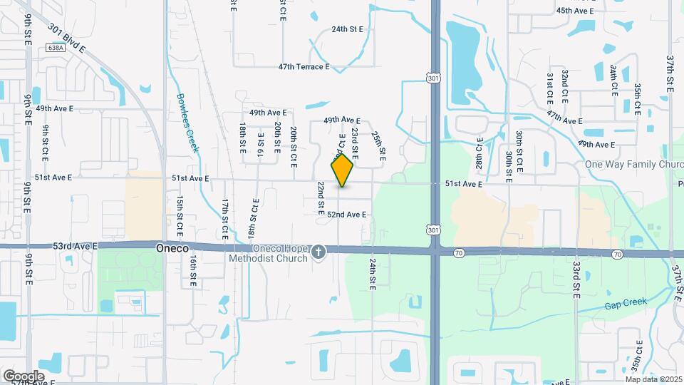 5111 22nd St Ct E Map and Location Details