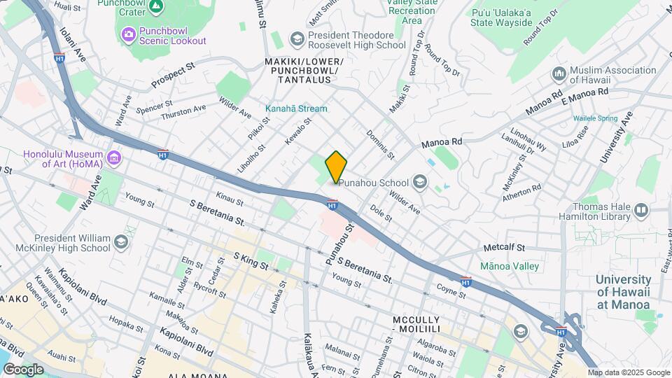 1517 Makiki Park Pl Map and Location Details