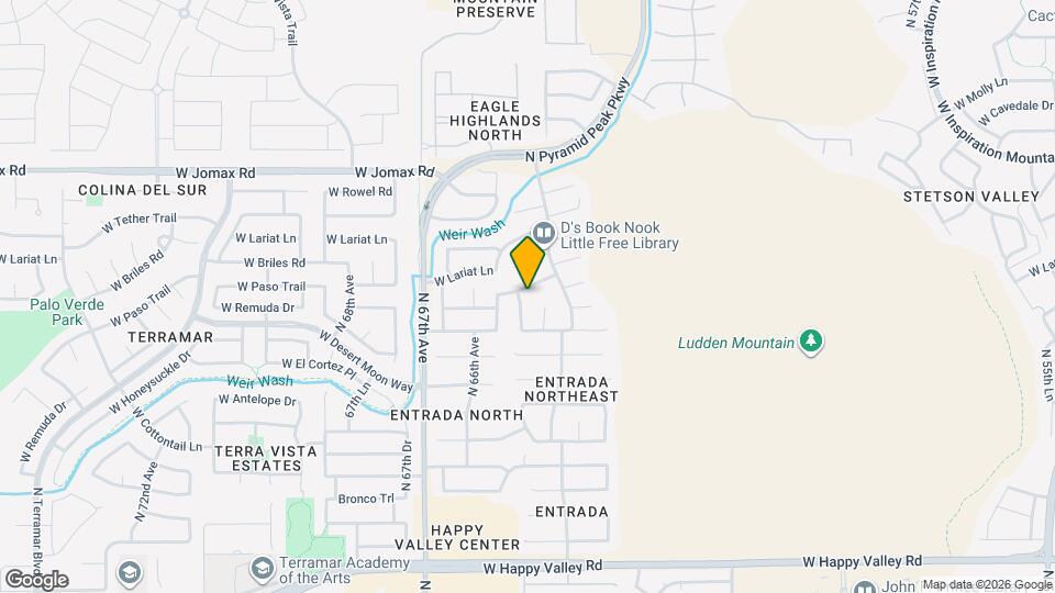 6431 W Chisum Trail Map and Location Details
