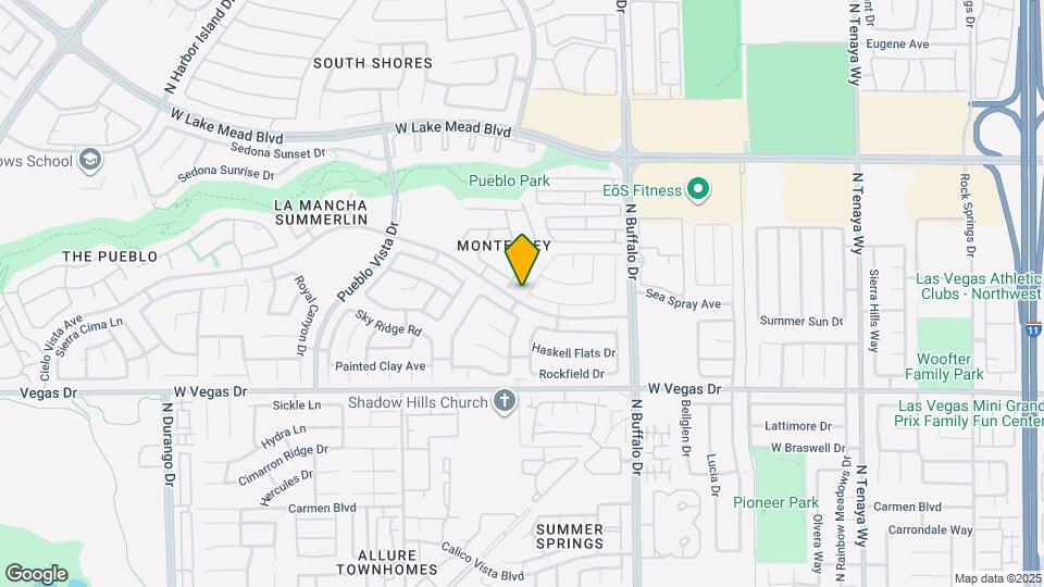 1705 Park Mesa Ln Map and Location Details