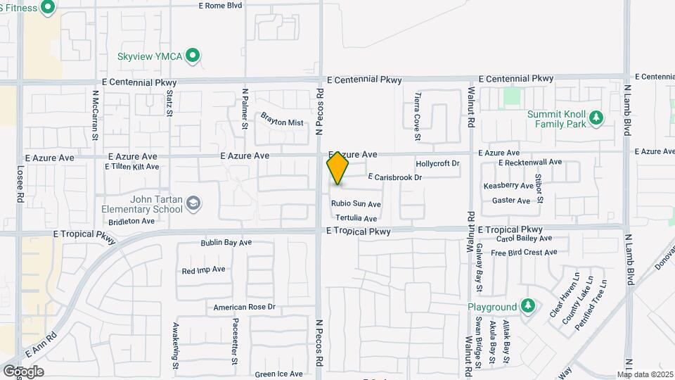 6109 N Blue Luna St Map and Location Details