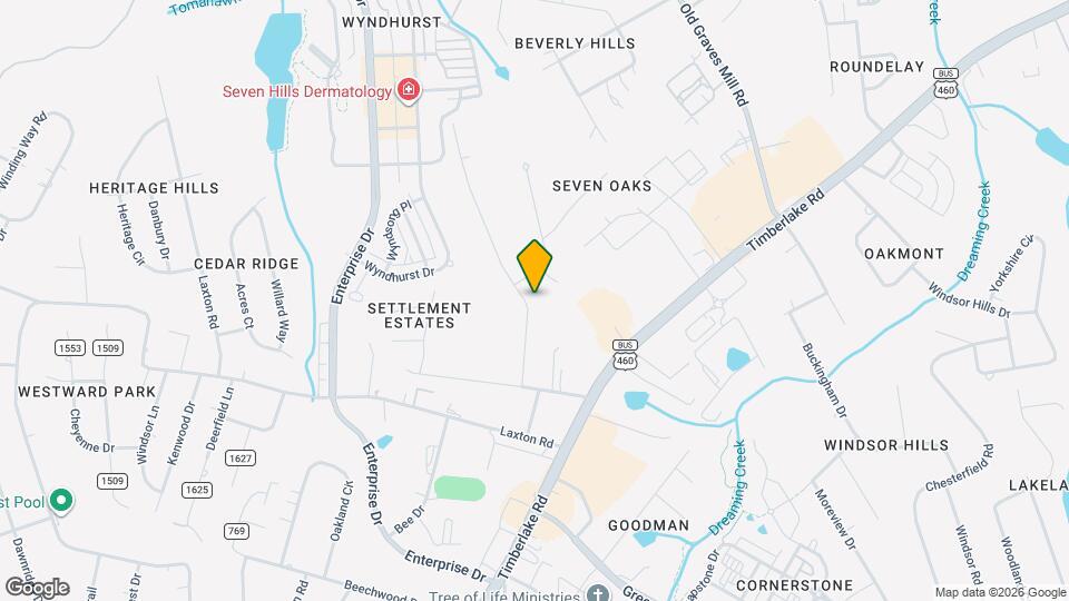 1306 Lockewood Dr Map and Location Details