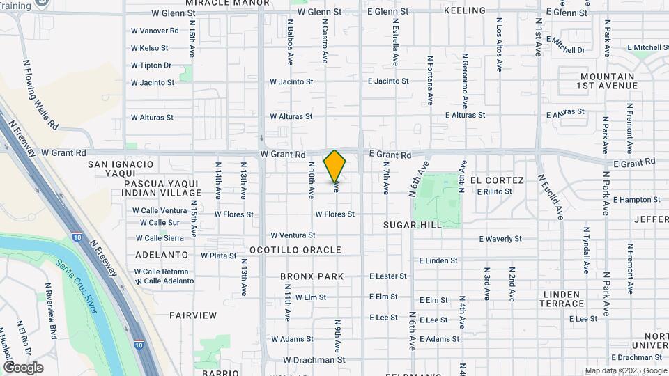 2201 N 9th Ave Mapa y Detalles de la Ubicación