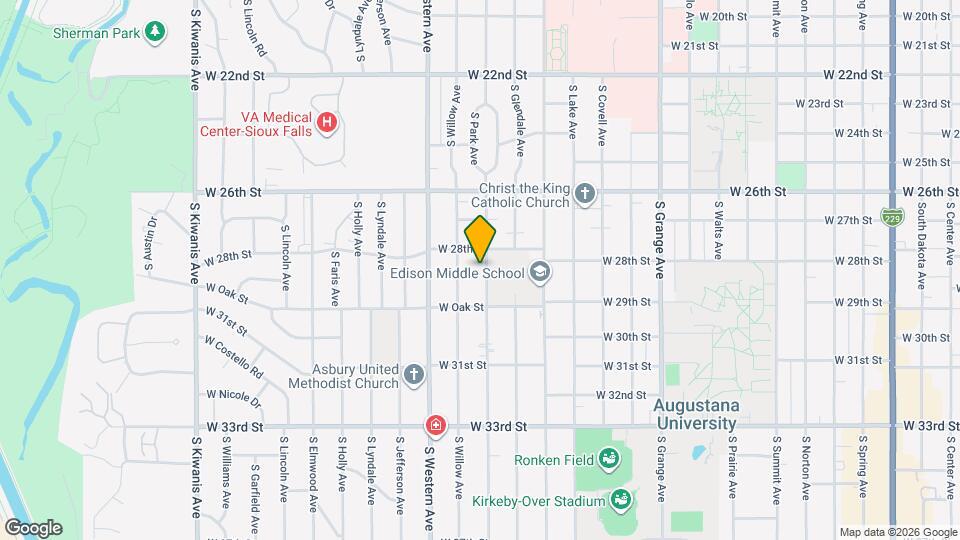 2013 S Hawthorne Ave Map and Location Details
