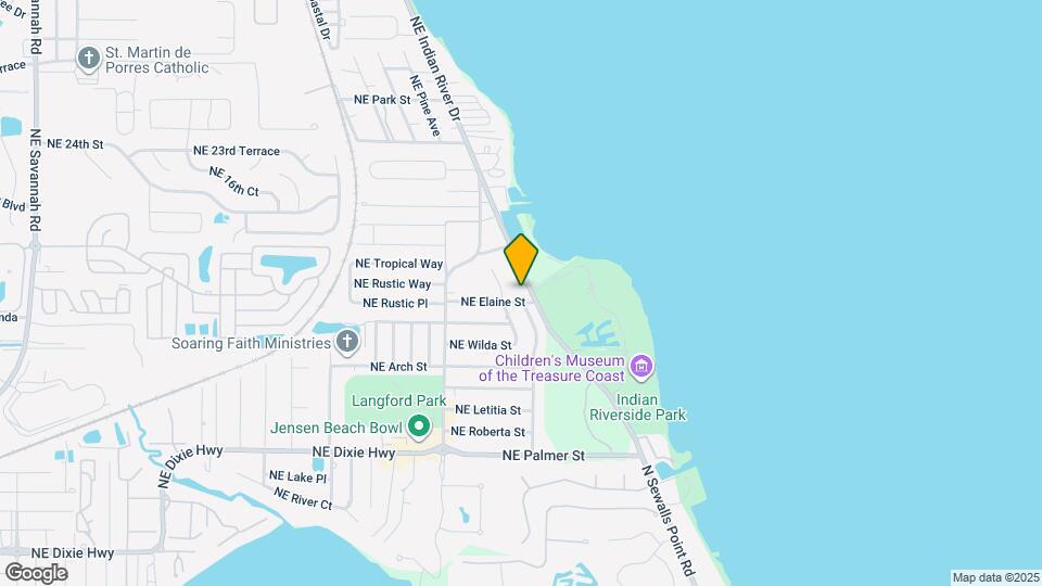 1950 NE Indian River Dr Map and Location Details