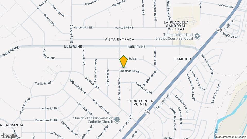 6809 Chapingo Rd NE Map and Location Details
