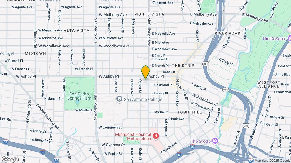223 E Courtland Pl Map and Location Details