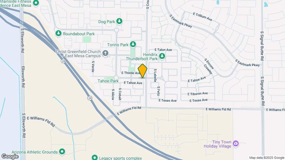 9928 E Tahoe Ave Map and Location Details