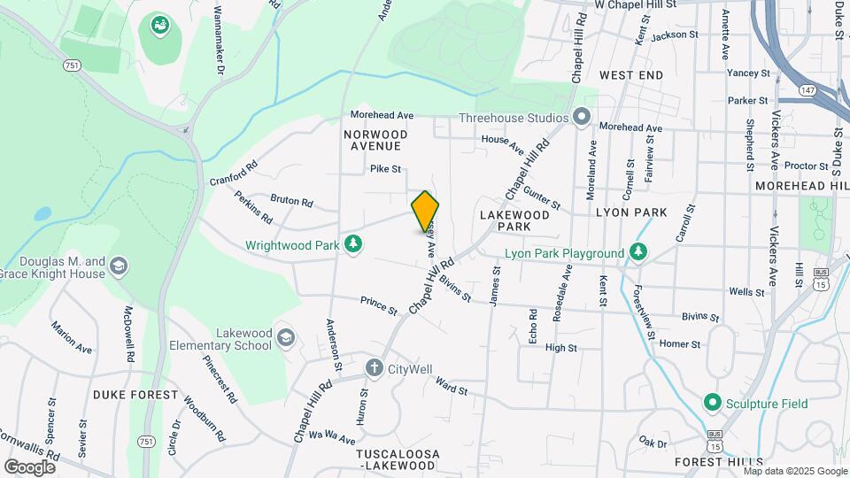 2012-2018 Jersey Ave Map and Location Details