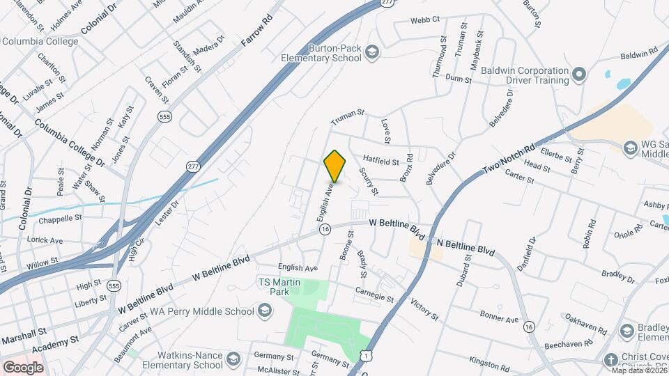 3004 English Ave Map and Location Details