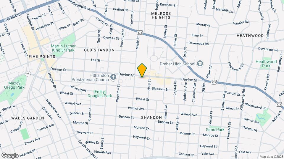 2834 Devine St Map and Location Details