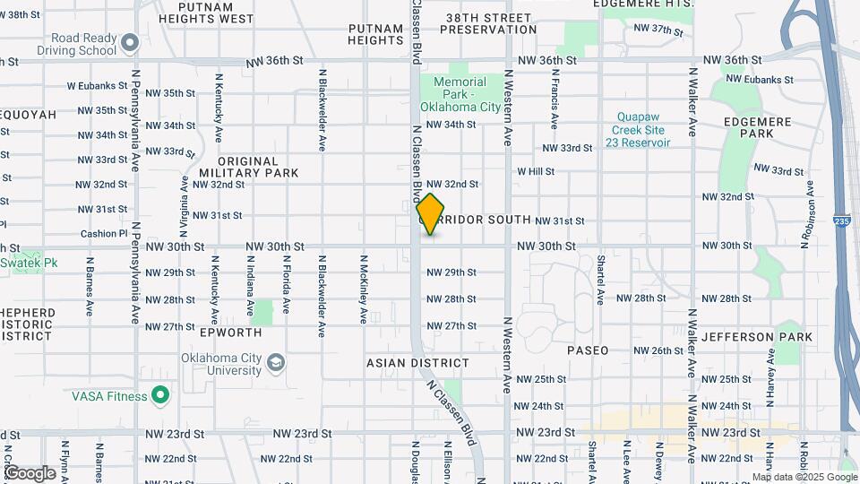 1231-1233 NW 30th St Map and Location Details