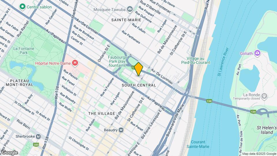 1570-1576 Dorion Map and Location Details