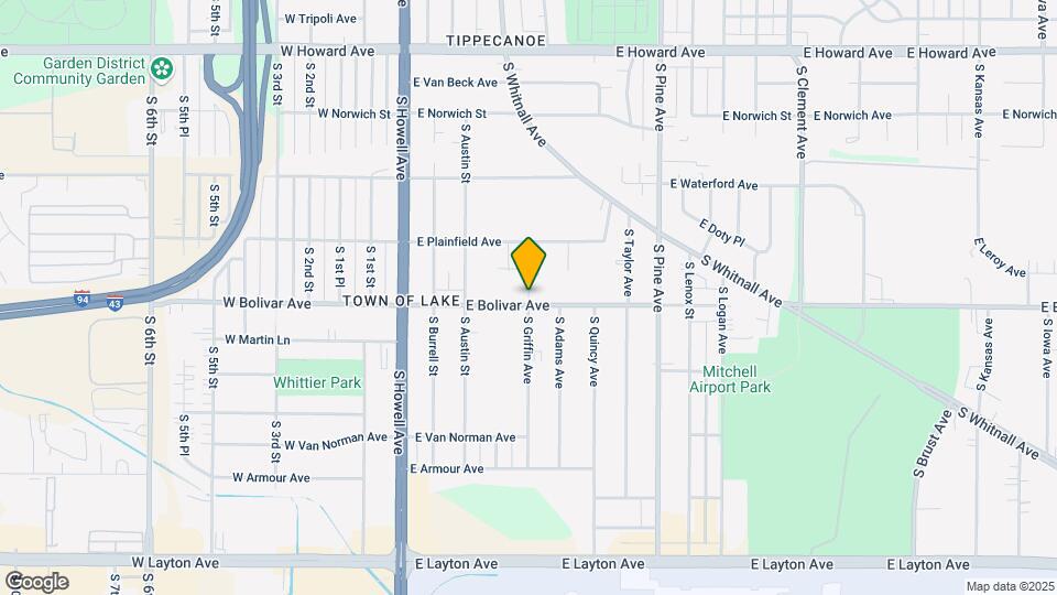 420 E Bolivar Ave Map and Location Details