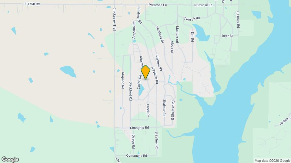 2628 Kickapoo Rd Mapa y Detalles de la Ubicación