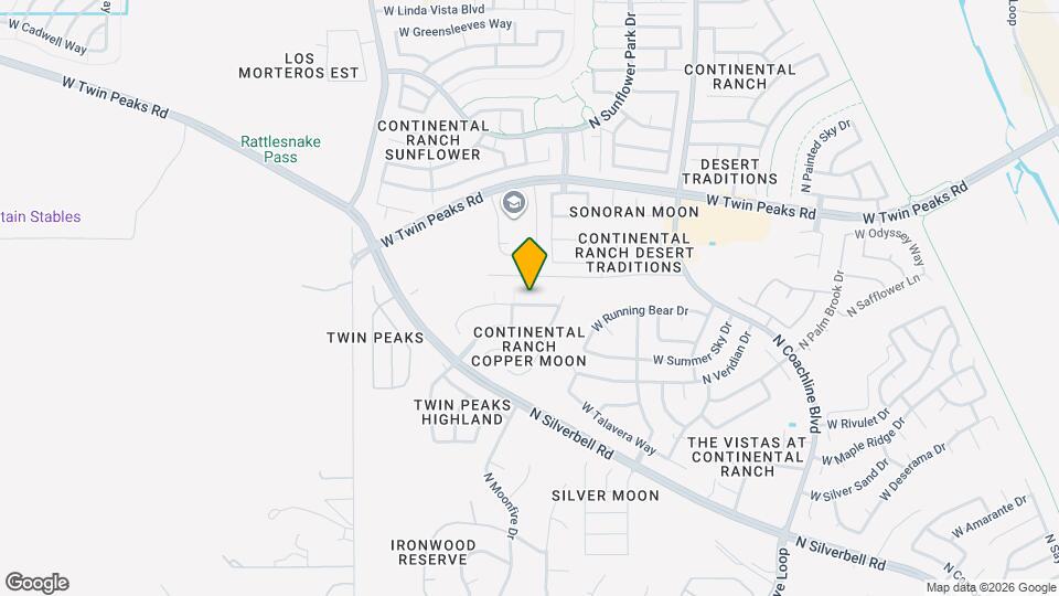 7884 W Mural Hill Dr Mapa y Detalles de la Ubicación