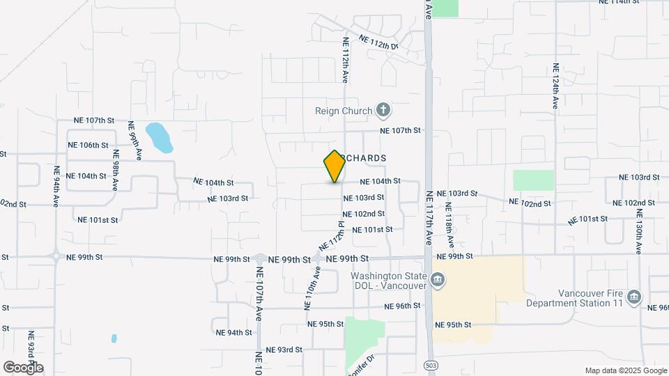 11117 NE 104th St Map and Location Details