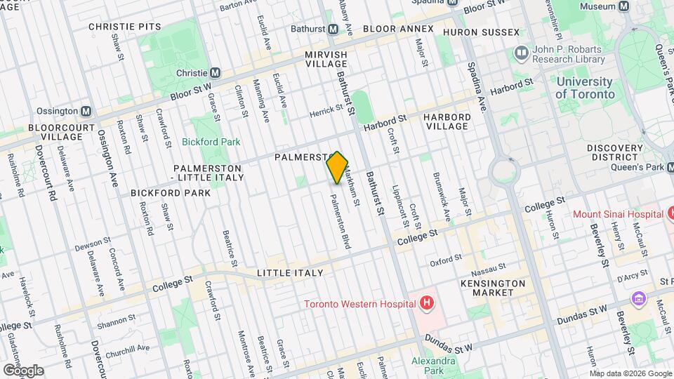 375 Palmerston Blvd Map and Location Details