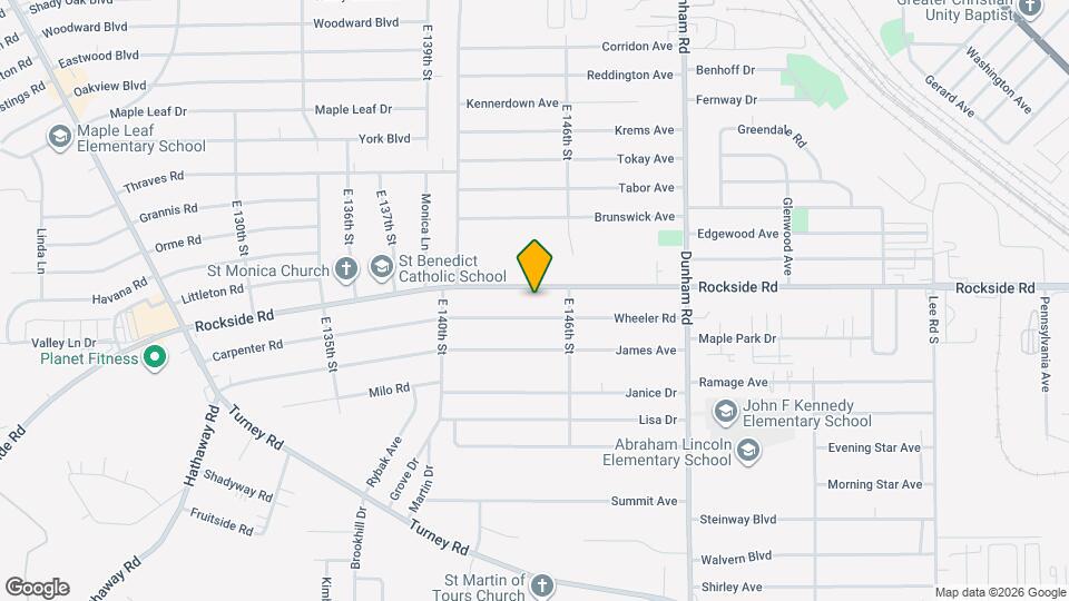 14404 Rockside Rd Mapa y Detalles de la Ubicación