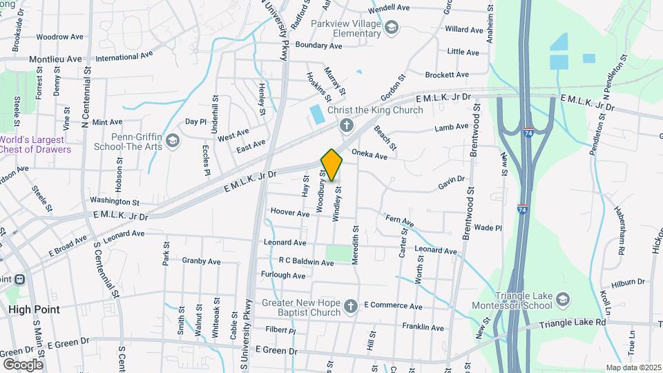 214 Windley St Map and Location Details