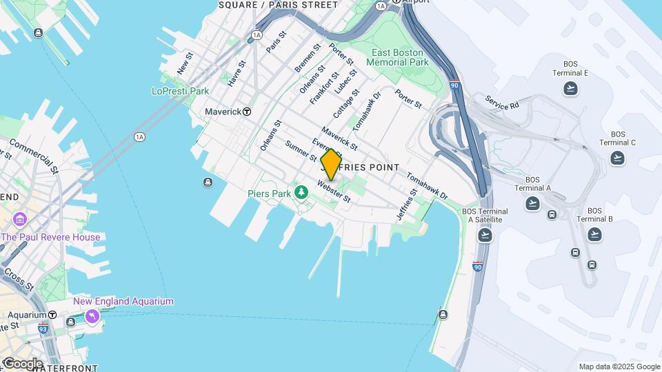 182 Webster St, Unit 2 Map and Location Details
