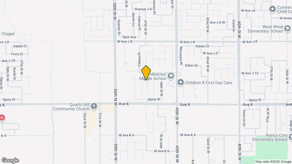 43725 47th St W Map and Location Details