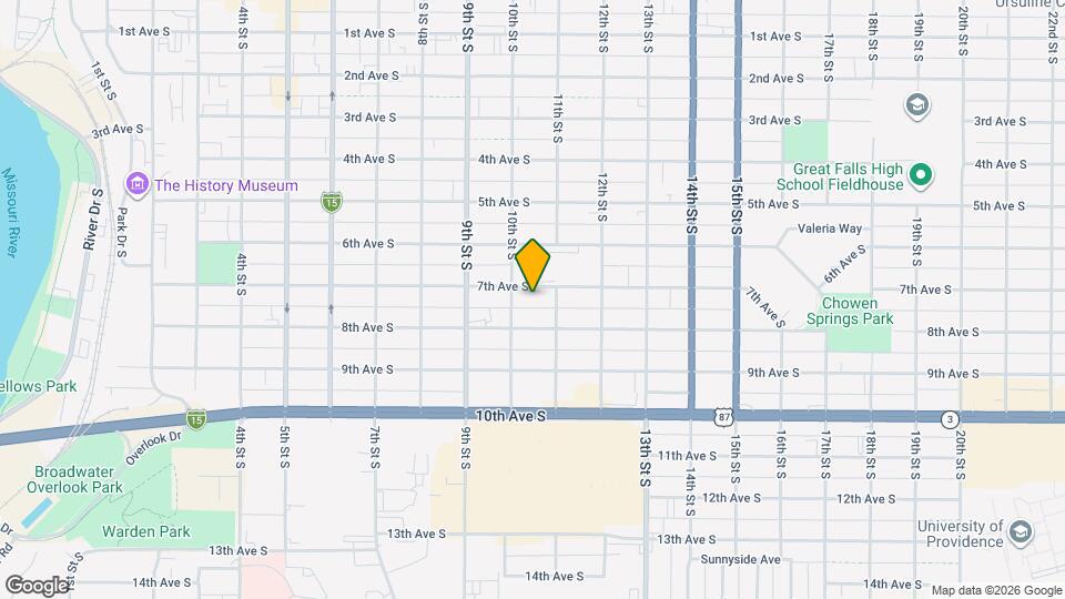 1012 7th Ave S Map and Location Details