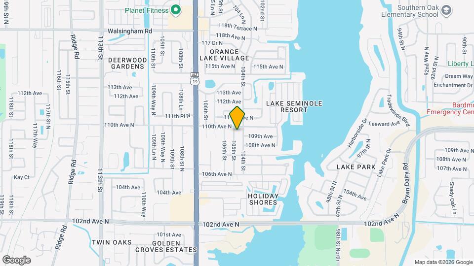 10949 105th St Map and Location Details