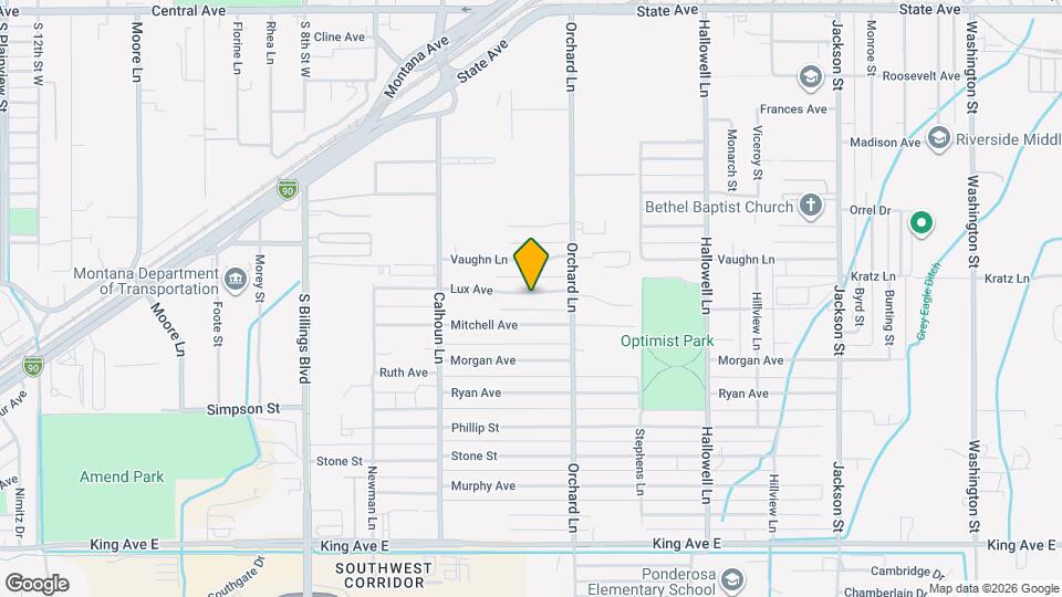 4432 Lux Ave Map and Location Details