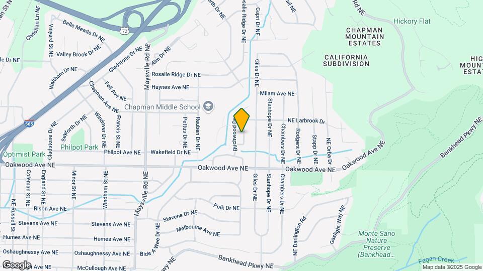 2107 Fernbrook Dr NE Map and Location Details